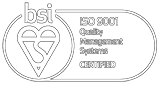 BSI 9001 Cert no. FS637410