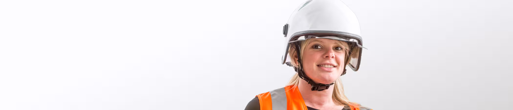 Safety worker wearing A7A Pacific Helmets, Helmet