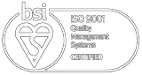 BSI ISO 9001 Quality Management Systems Certified icon